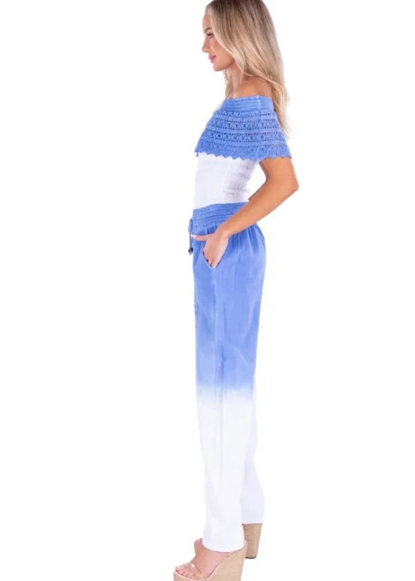 Magnolia' Crochet Front Detail Pants