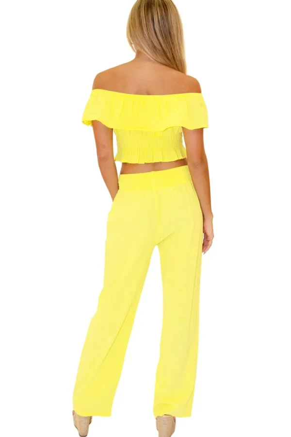 Magnolia' Crochet Front Detail Pants