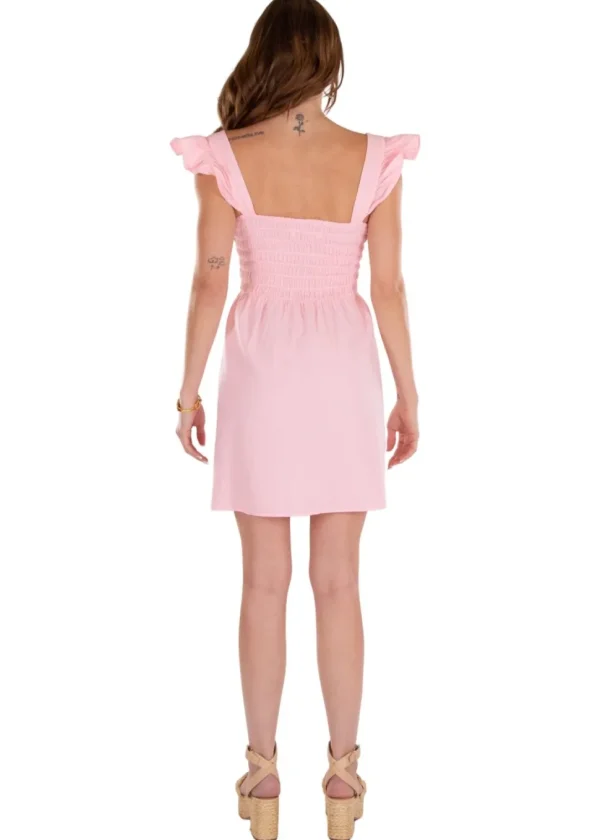 Malia' Ruffle Shoulder Mini Dress
