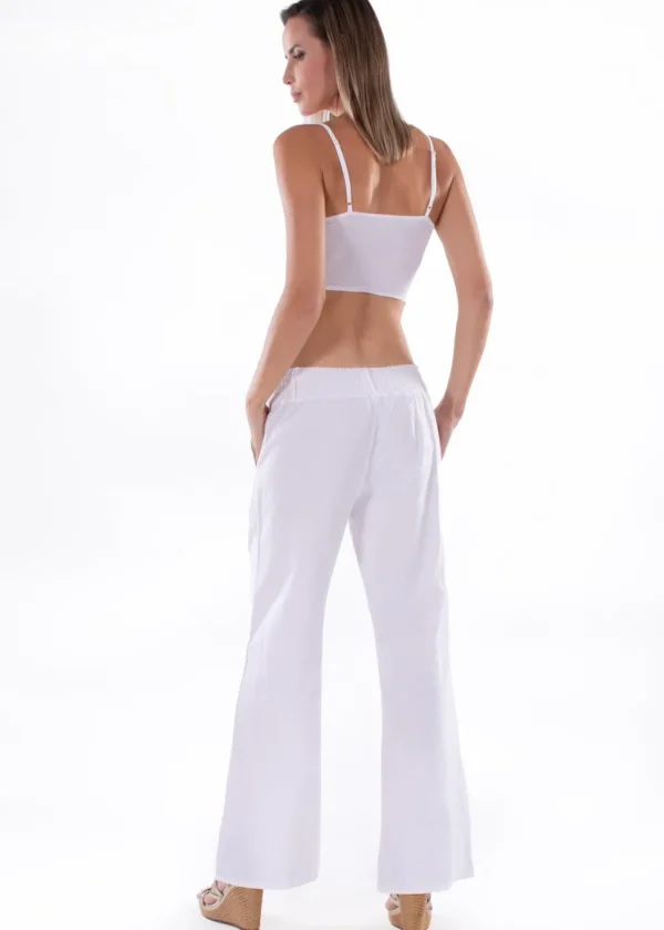 Mara' Cotton Tie Front Top