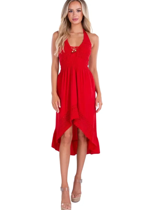 Marina' High Low Midi Dress