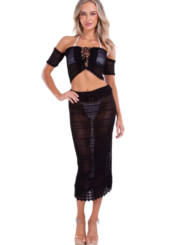 Mary Kate' Crochet Crop Top