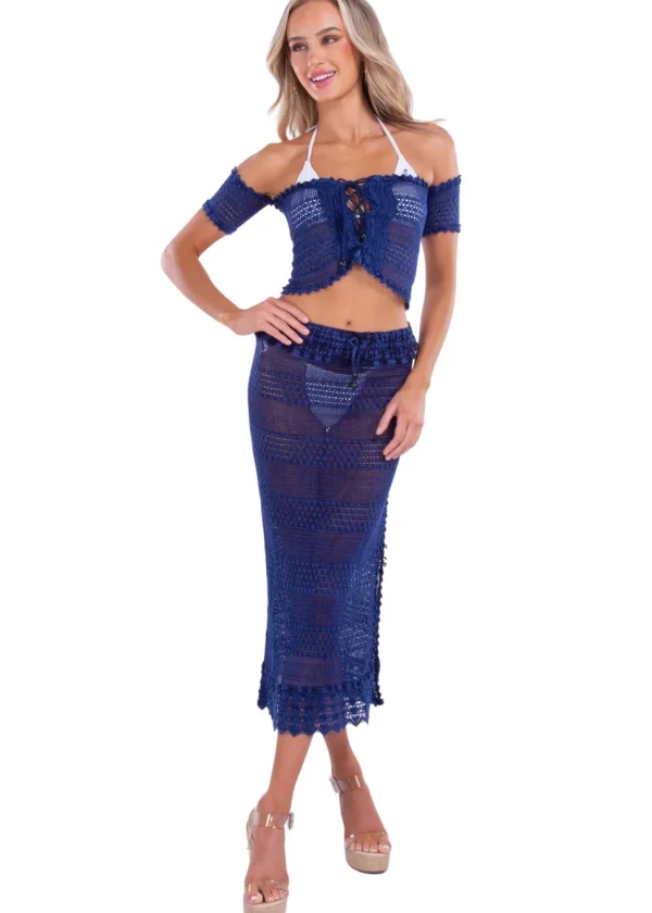 Mary Kate' Crochet Crop Top