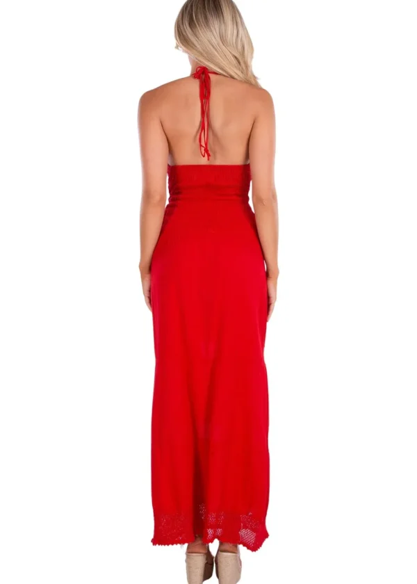 Miranda' Halter Maxi Dress