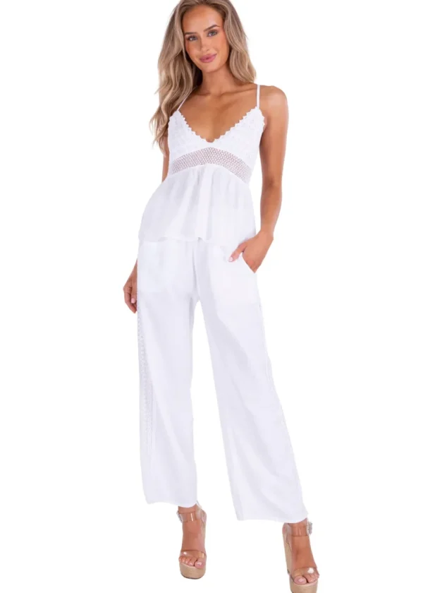 Mona' Crochet Cut Out Top