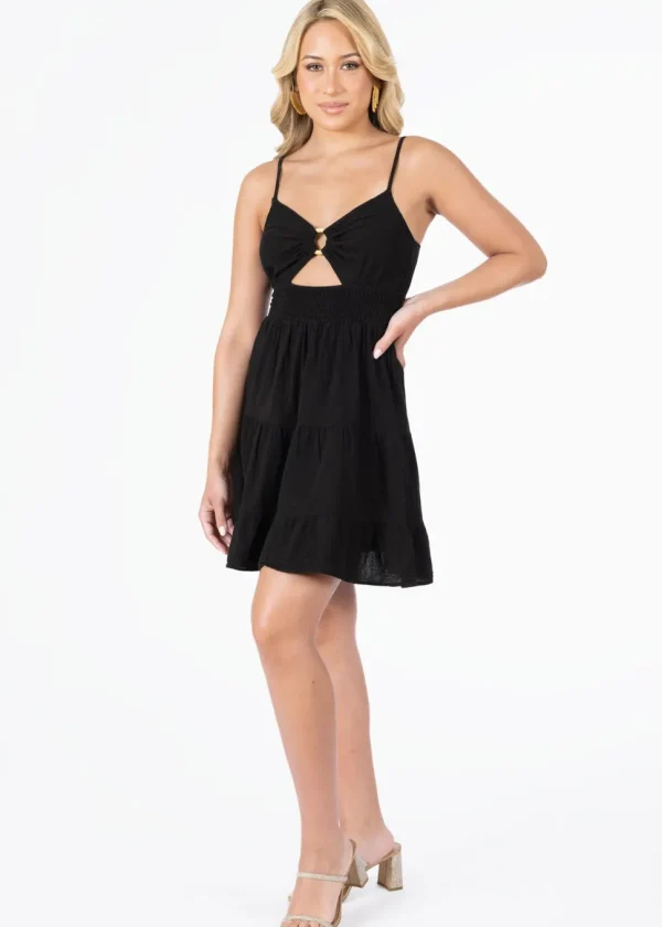 Nyra' Cotton Mini Dress