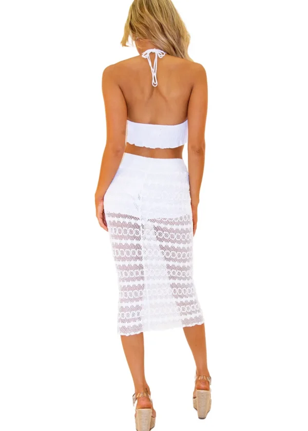 Oceane' Crochet Maxi Skort