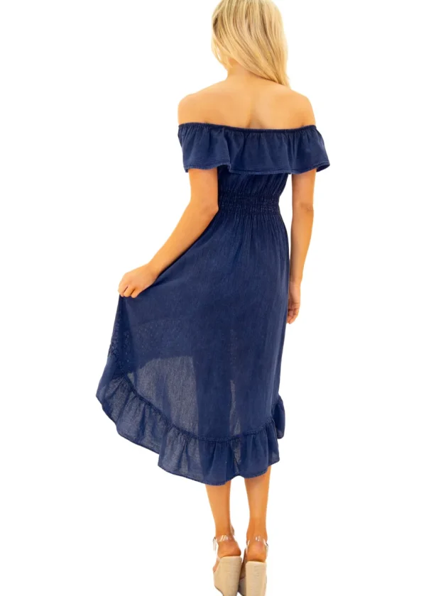 Olivia' High Low Midi Dress