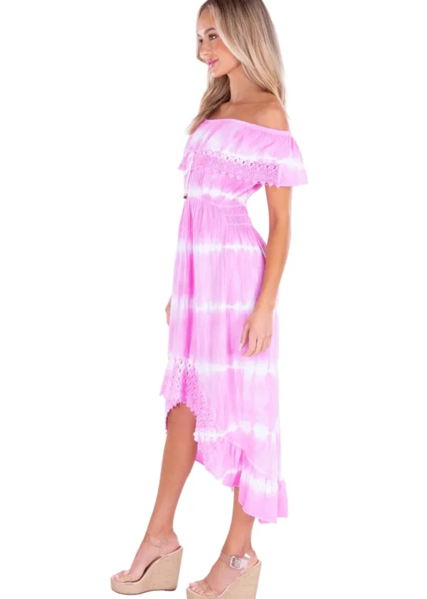Olivia' High Low Midi Dress