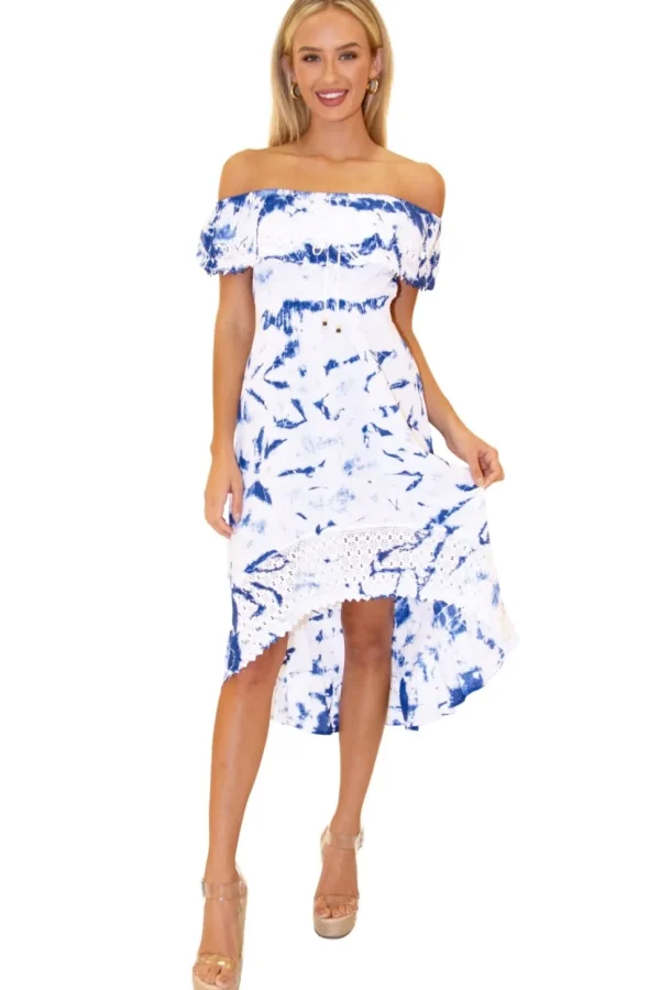 Olivia' High Low Midi Dress