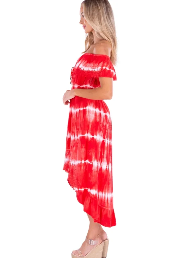 Olivia' High Low Midi Dress