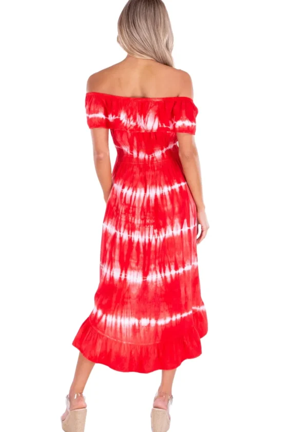 Olivia' High Low Midi Dress
