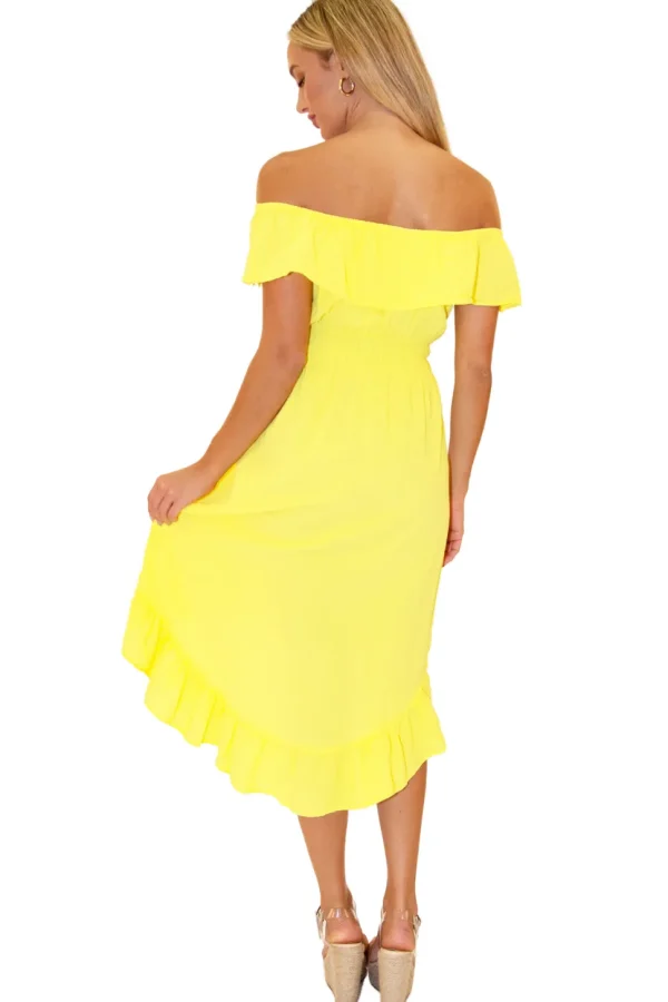 Olivia' High Low Midi Dress