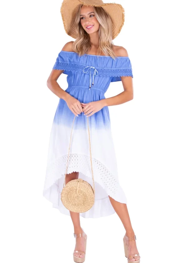 Olivia' High Low Midi Dress