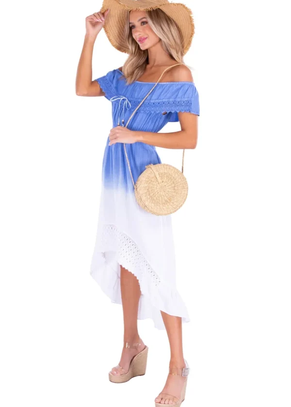 Olivia' High Low Midi Dress