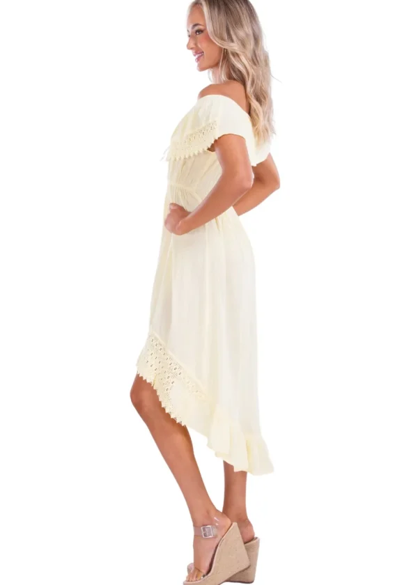 Olivia' High Low Midi Dress