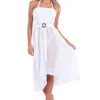 Ondine' Cover-Up Dress White