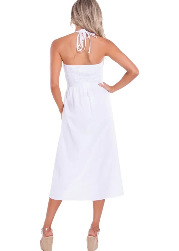 Ondine' Cover-Up Dress White