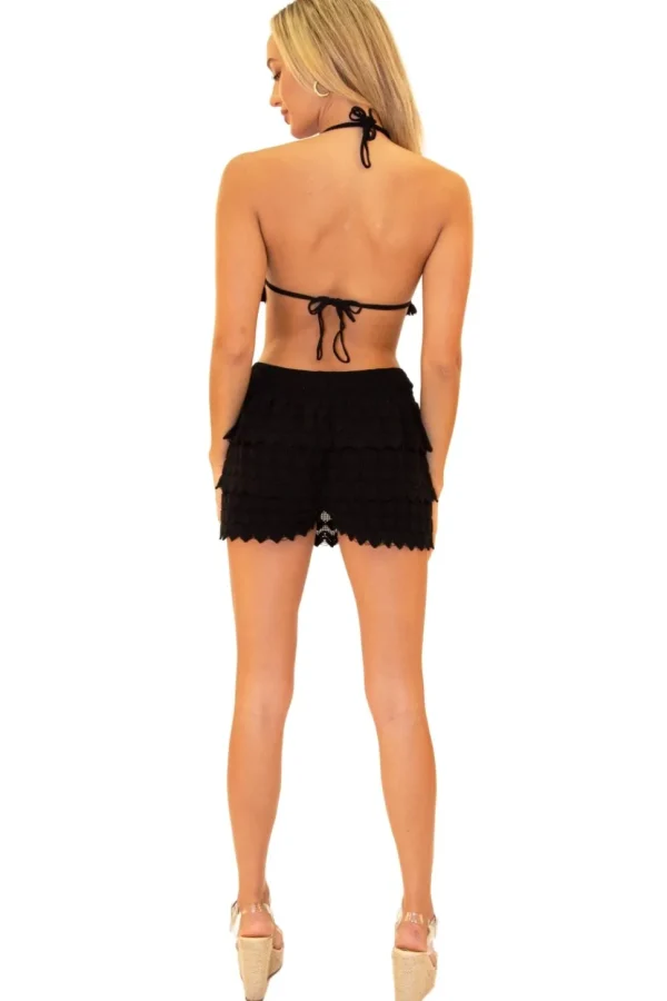 Polly' Tiered Crochet Skort