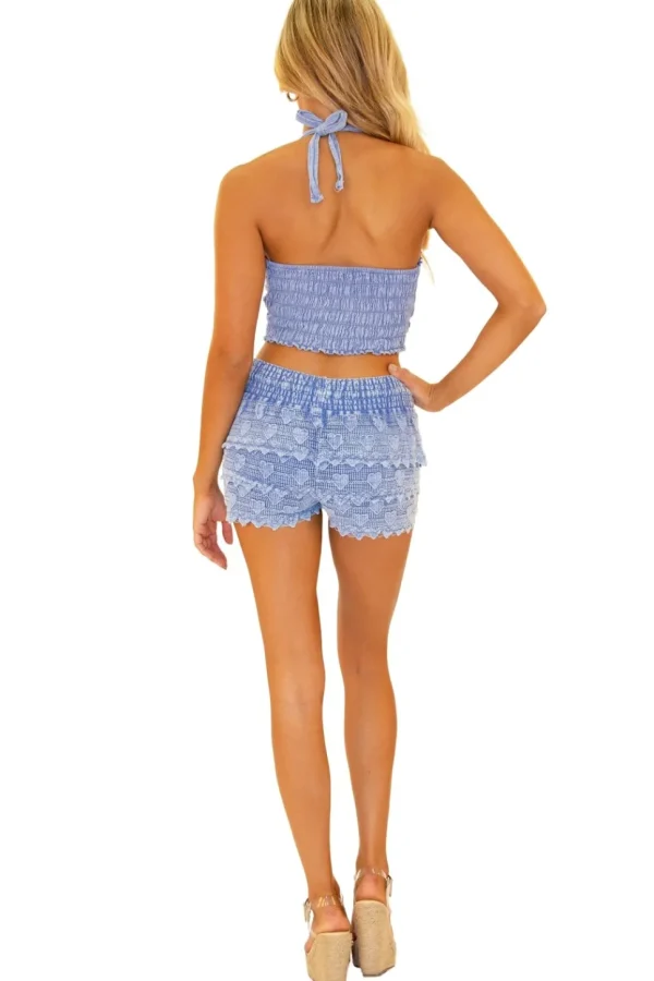 Polly' Tiered Crochet Skort