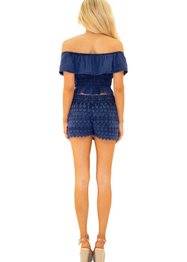 Polly' Tiered Crochet Skort