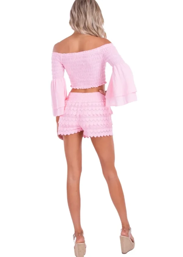 Polly' Tiered Crochet Skort