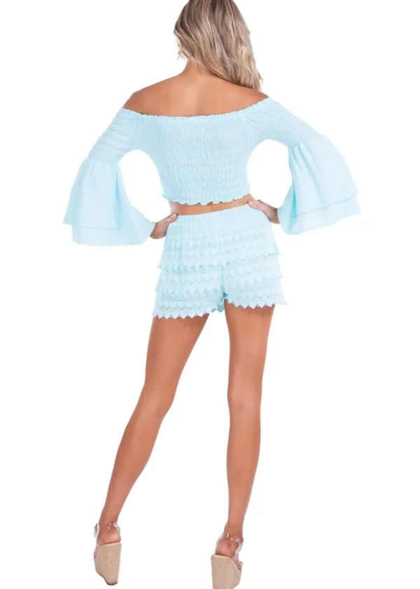 Polly' Tiered Crochet Skort