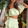 Ruth' Ruffle Mini Skirt