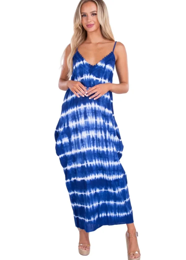 Sage' Slant Pocket Maxi Dress