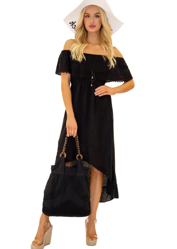 Sandra' Cotton Bag Black