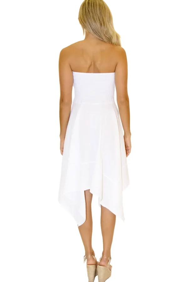 Sasha' Strapless Flowy Dress