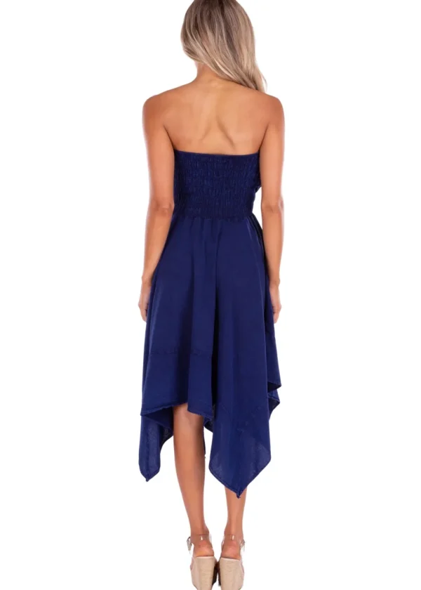 Sasha' Strapless Flowy Dress