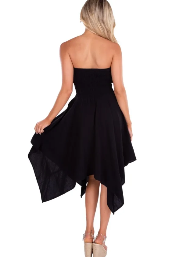Sasha' Strapless Flowy Dress
