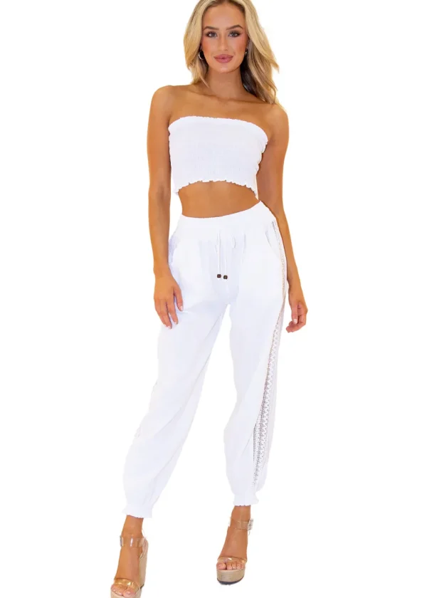 Scarlett' Side Crochet Joggers