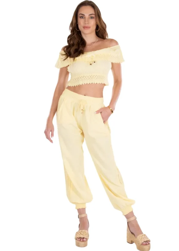 Scarlett' Side Crochet Joggers