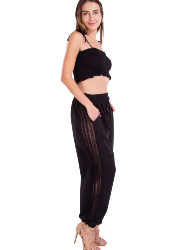 Scarlett' Side Crochet Joggers