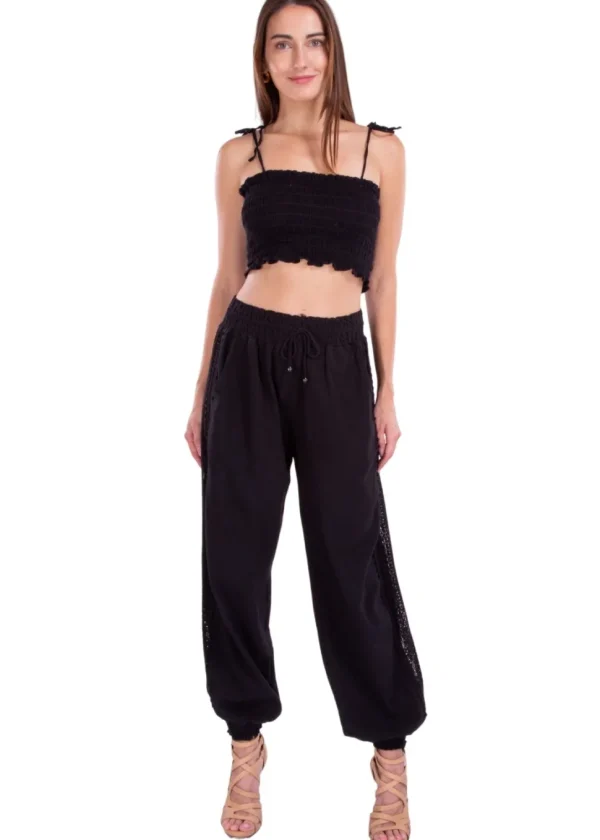 Scarlett' Side Crochet Joggers
