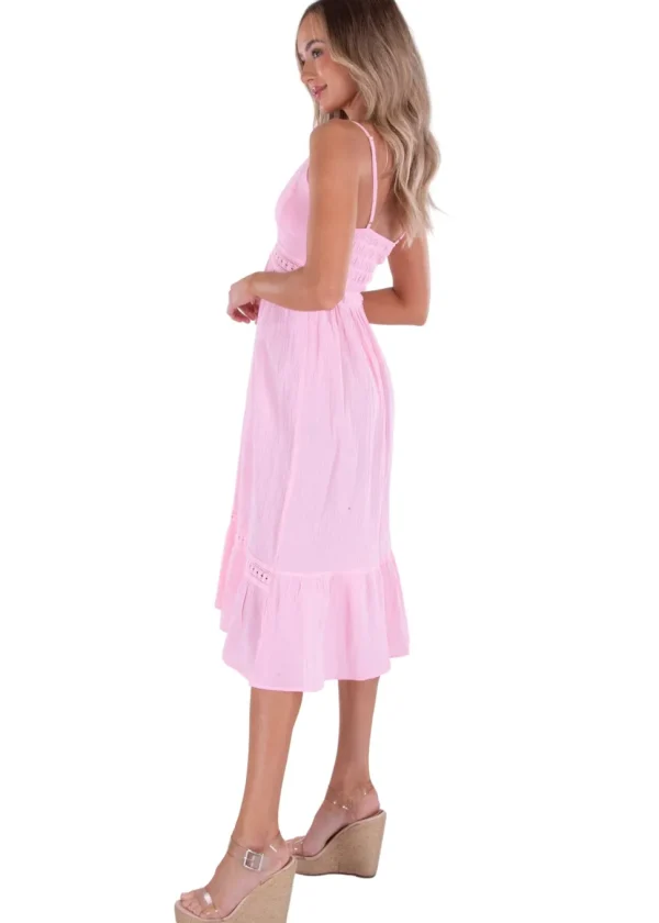 Simone' Tiered Midi Dress
