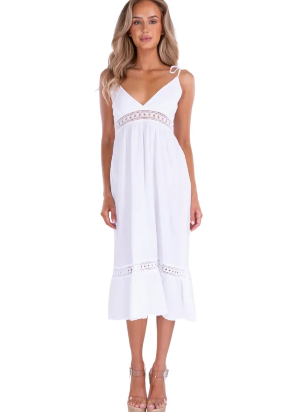 Simone' Tiered Midi Dress