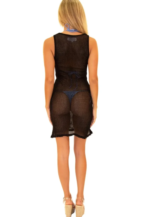 Sirena' Cotton Mesh Cover-Up