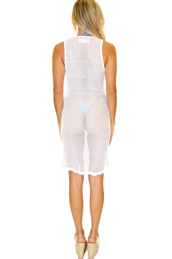 Sirena' Cotton Mesh Cover-Up