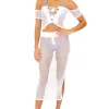 Stassie' Cotton Mesh Skirt