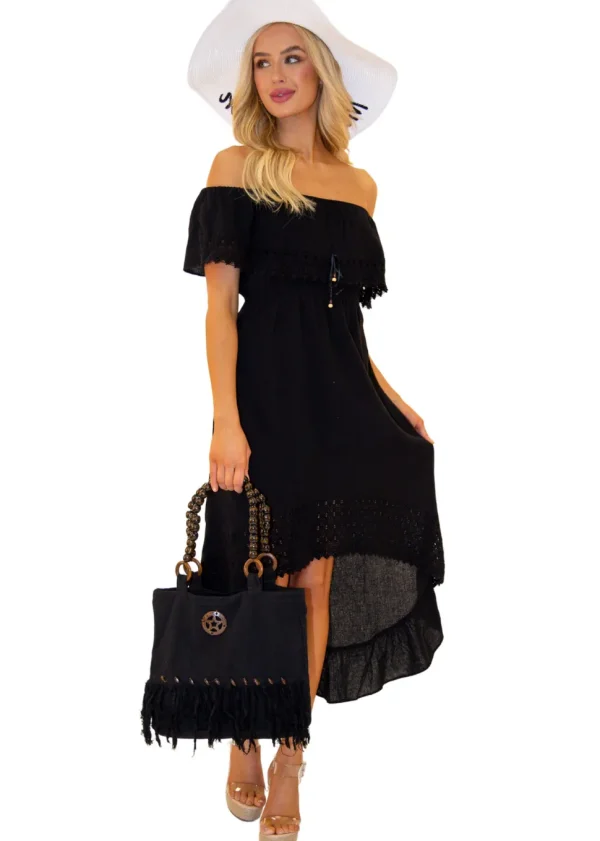 Stella' Cotton Bag Black