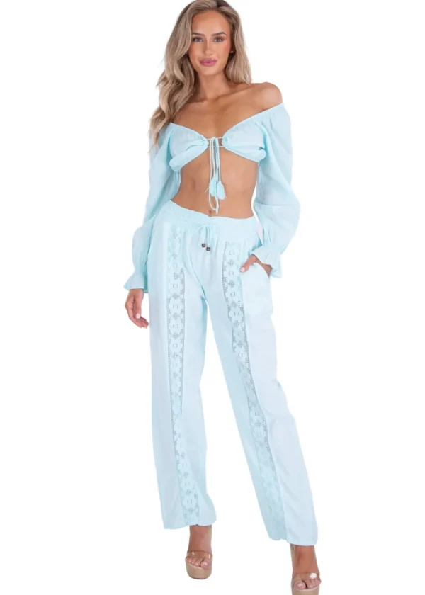 Tabitha' Long Sleeve Crop Top