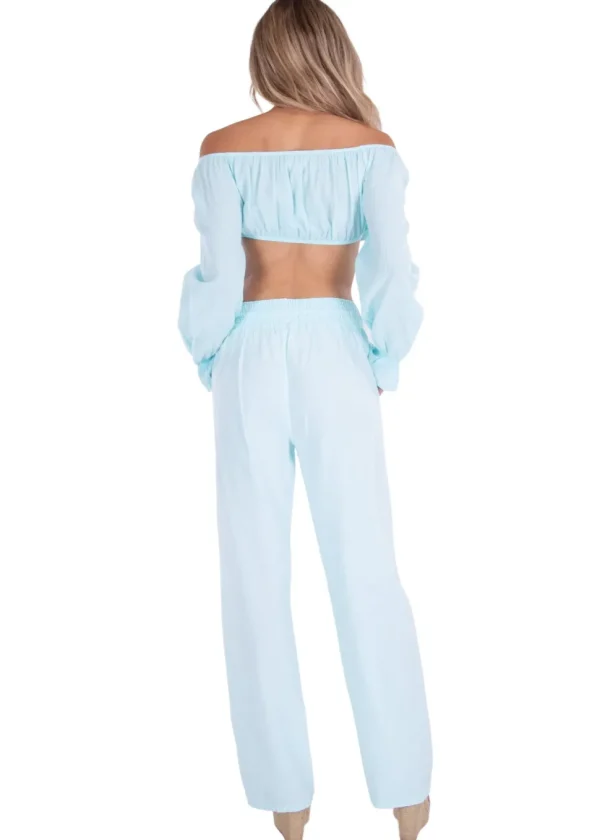 Tabitha' Long Sleeve Crop Top