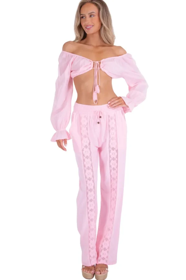 Tabitha' Long Sleeve Crop Top