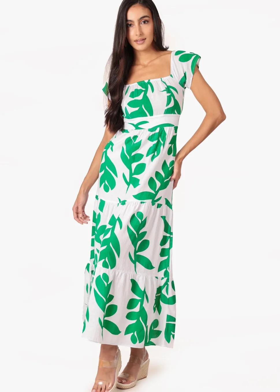 talia_print_green_cotton__0.webp Talia' Print Green Cotton Maxi Dress