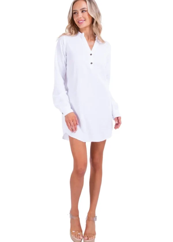Vicki' Long Sleeve Tunic Dress
